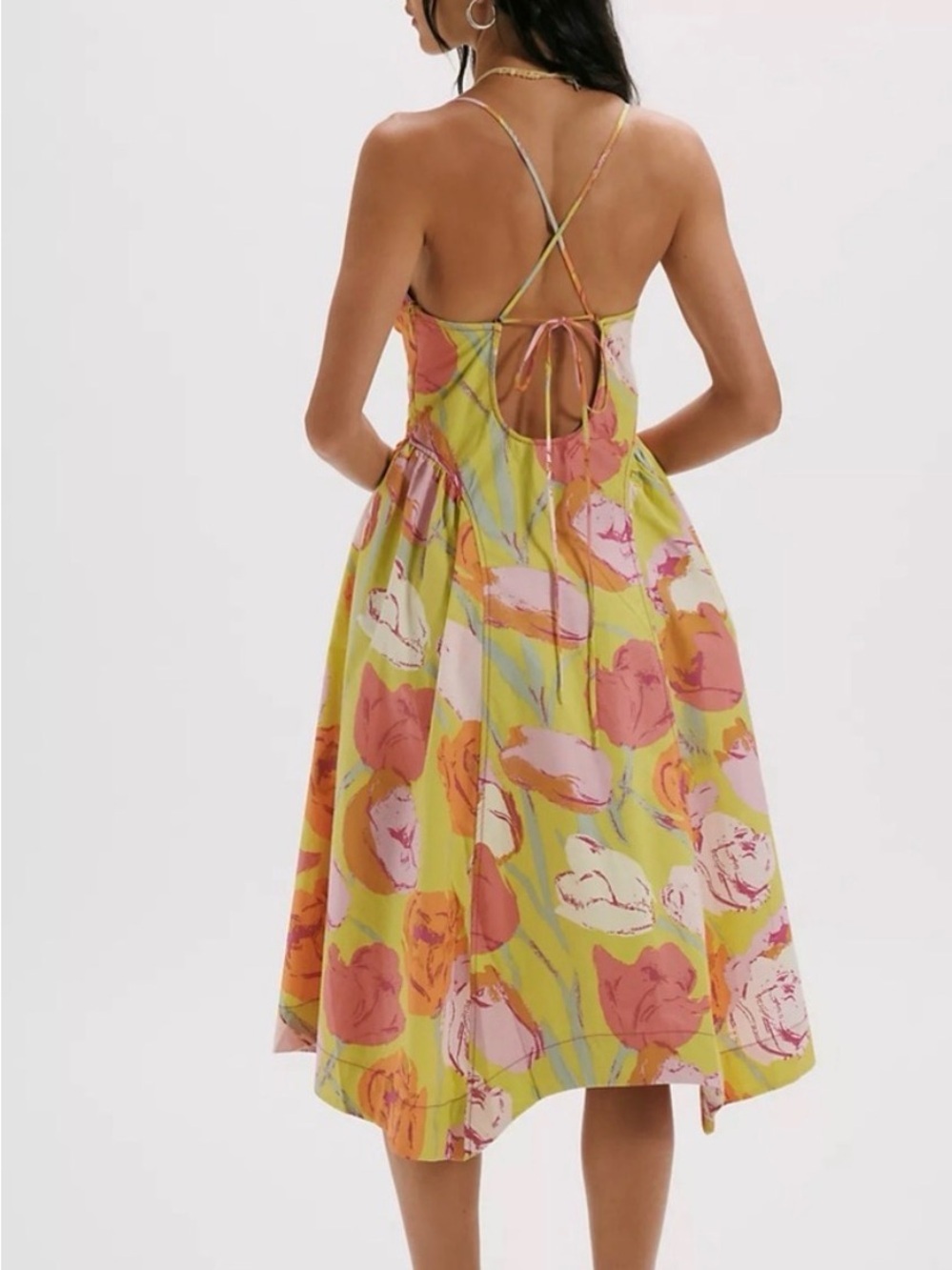 NWT Free People Dafodil Printed Dress - Picture 3 of 10